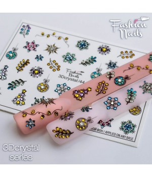 3D Слайдер Fashion Nails Crystal № 044